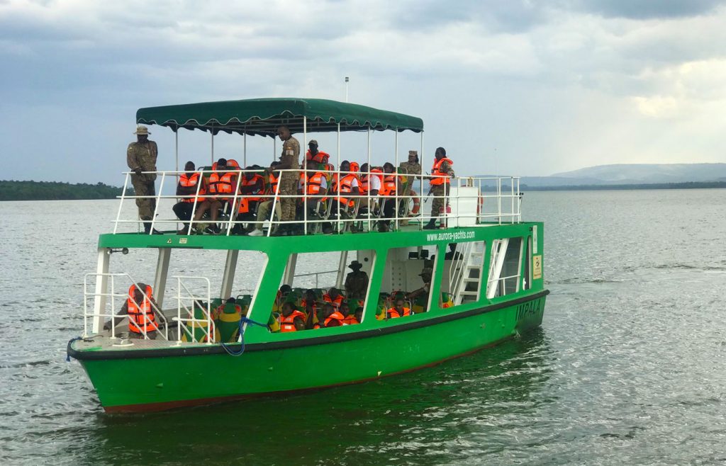 Boat cruise on Lake Mburo during a 3-Day Lake Mburo safari with hippos and birds