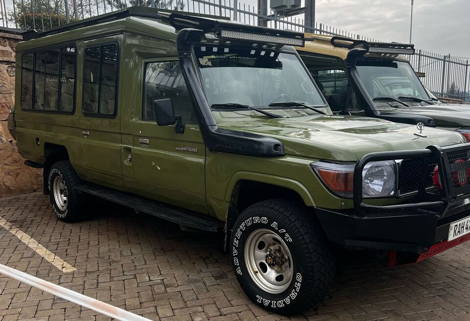 A private 4x4 Land Cruiser on a 4 day Kigali to Bwindi luxury gorilla safari with private 4x4 Land Cruiser