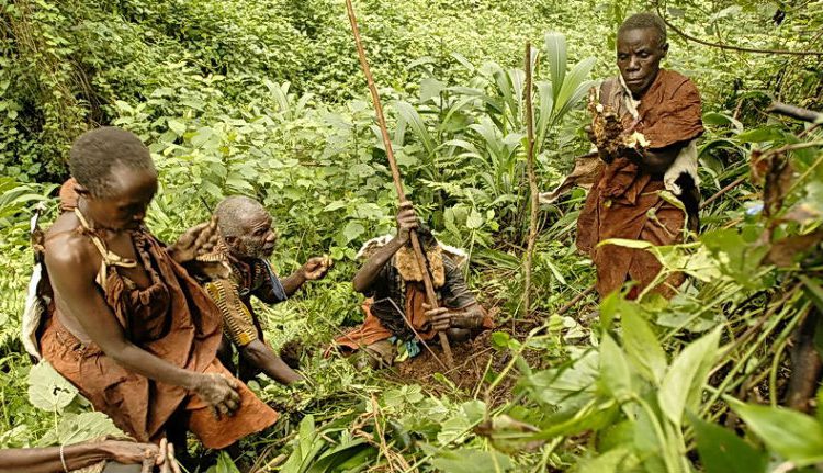 4 Day Bwindi Gorilla Habituation Experience Itinerary and Cost (2026/2027 Guide) 5 Travelers visiting a Batwa community during a 4 day Bwindi gorilla habituation experience in Uganda