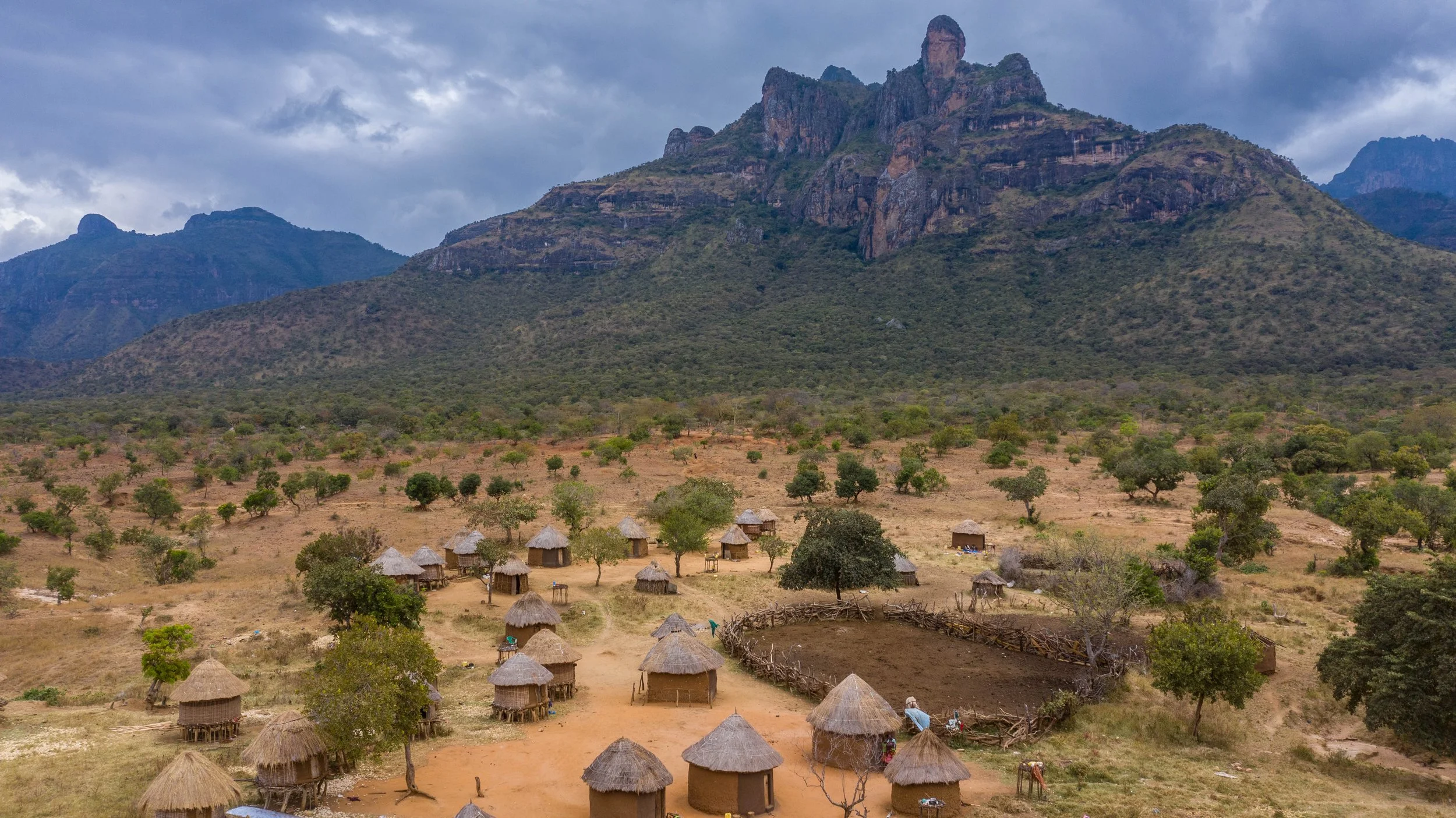 Karamojong Cultural Camp, a community-run option among the best lodges near Kidepo Valley