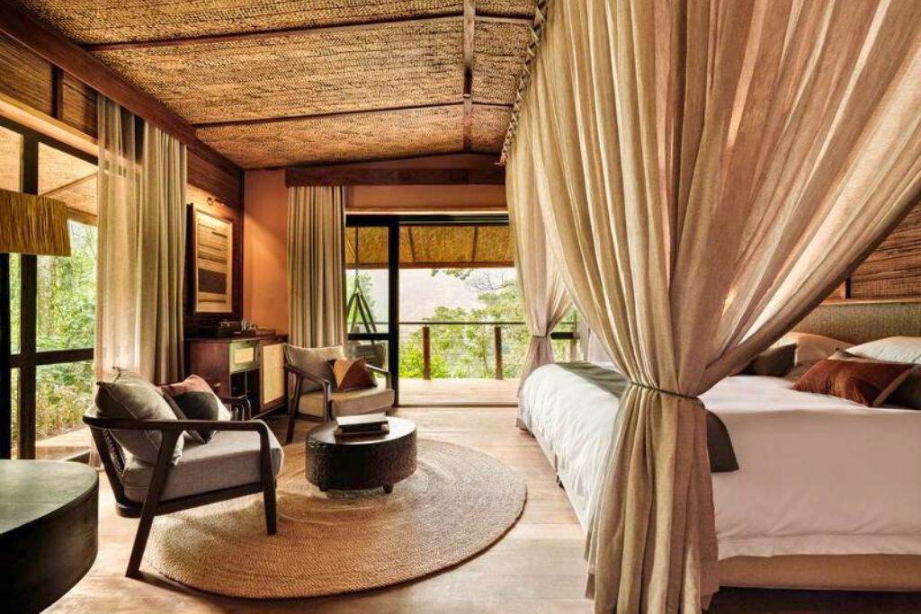 Gorilla Forest Lodge, a leading option among gorilla trekking lodges with private porters inside Bwindi