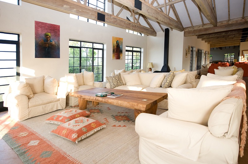 Most Expensive Safari Lodge in Uganda: The Ultimate Luxury Accommodation (2026/2027 Guide) 3 A luxury cottage interior at Clouds Mountain Gorilla Lodge, the most expensive safari lodge in Uganda