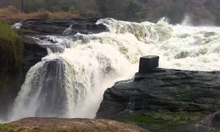 The view from the top of Murchison Falls during a 3 day luxury safari staying at Paraa Safari Lodge