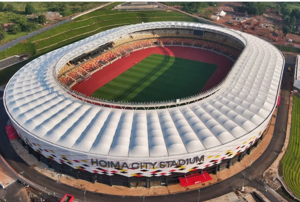 AFCON 2026 safari itinerary Uganda – Namboole Stadium in Kampala hosting an African football match