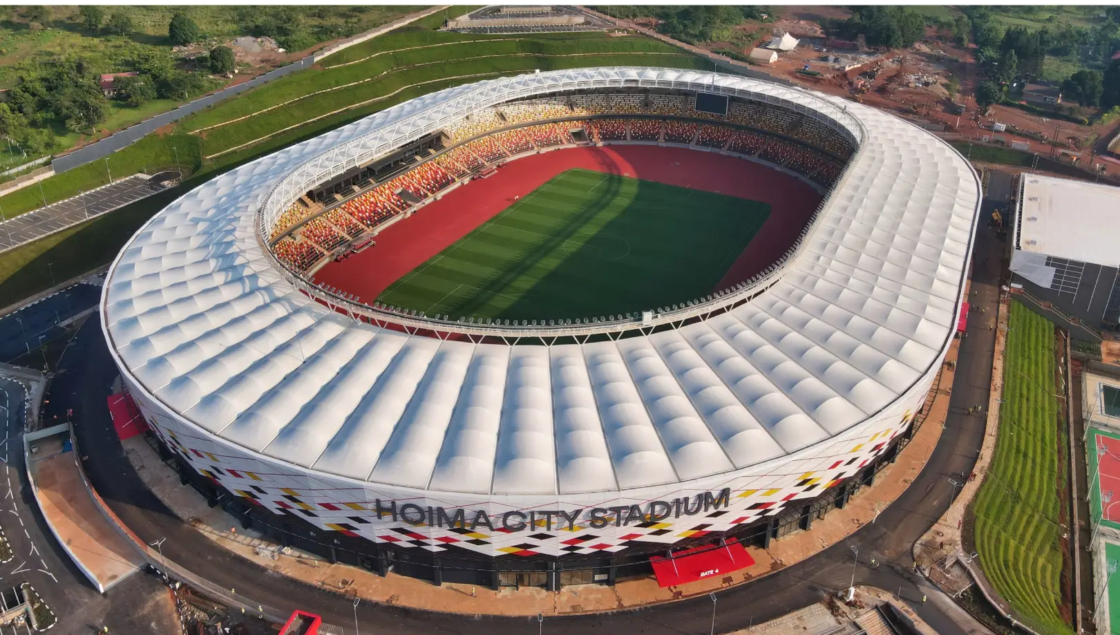 AFCON 2026 safari itinerary Uganda – Namboole Stadium in Kampala hosting an African football match