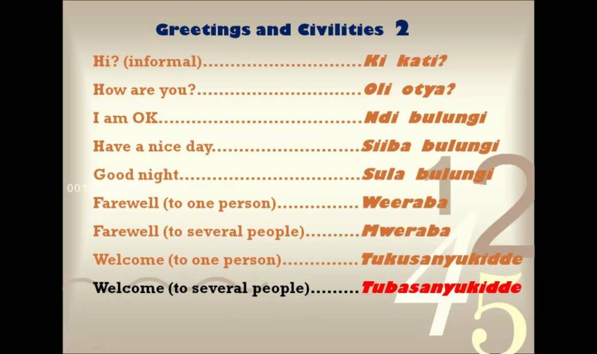 Basic Luganda Phrases for Foreign Tourists Greeting – 2026 Guide