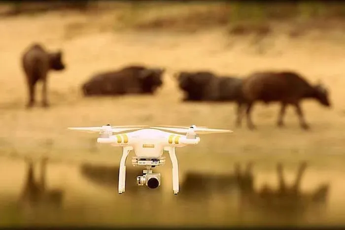 Drone permit regulations Uganda national parks CAA – restricted drone zone sign in Uganda