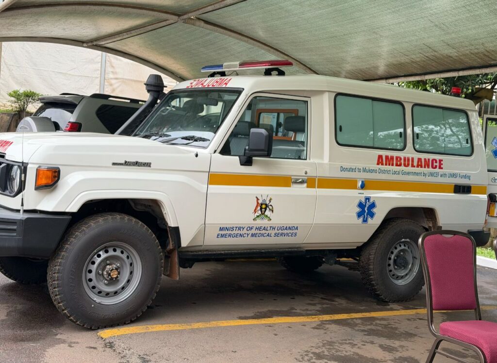 Emergency medical care remote safari parks Uganda – ambulance at a Uganda safari lodge