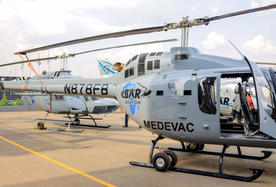 Emergency medical care remote safari parks Uganda – medical evacuation helicopter in Uganda