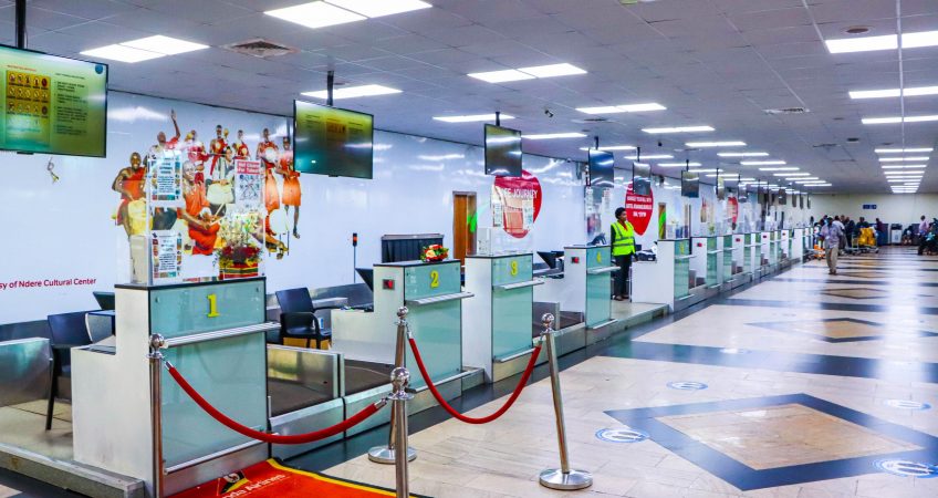 Entebbe airport ATM withdrawal limits international cards – Ugandan shillings cash withdrawn from ATM