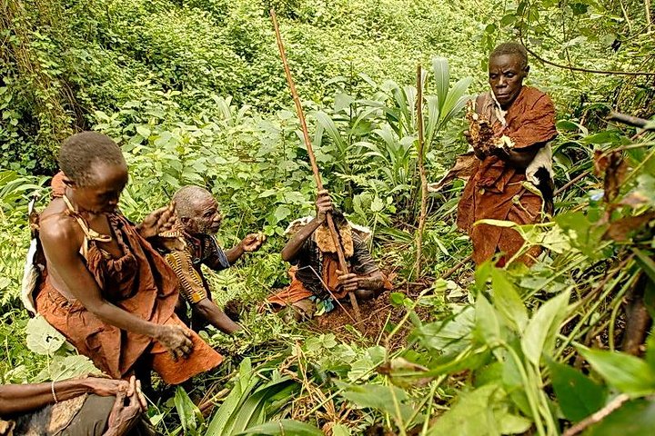Ethical Batwa cultural experience Bwindi review – Batwa guide in a forest cave