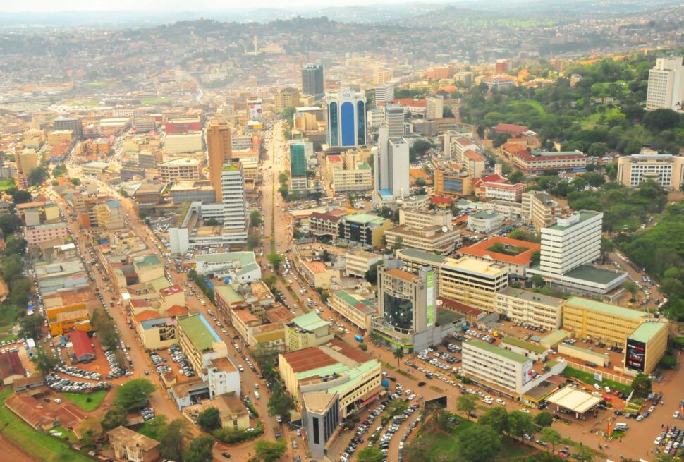 Is Uganda safe for tourists right now – Entebbe International Airport arrivals terminal with travelers