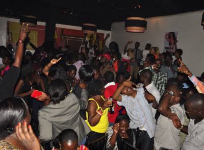 Kampala live music venues safe foreign tourists – crowd at a Kampala live music event