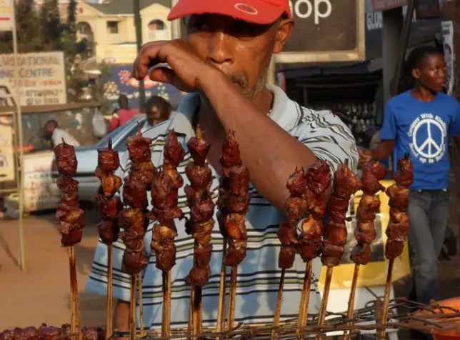Kampala rest day activities AFCON 2026 – street food tour with rolex and muchomo in Kampala