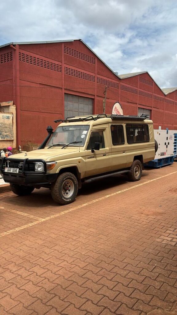 Safari Land Cruiser vehicle charging ports Uganda – charging devices in a safari vehicle