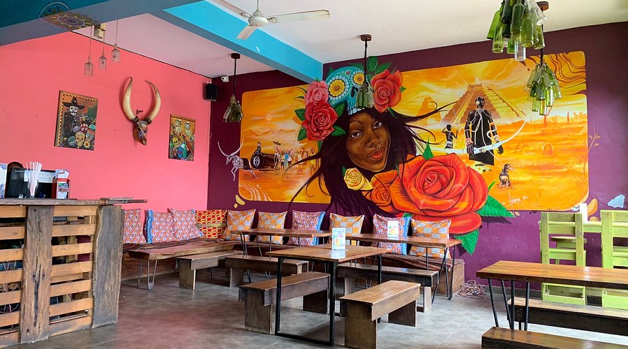 Solo female dining Kampala foreign traveler safety – local food at a Kampala restaurant