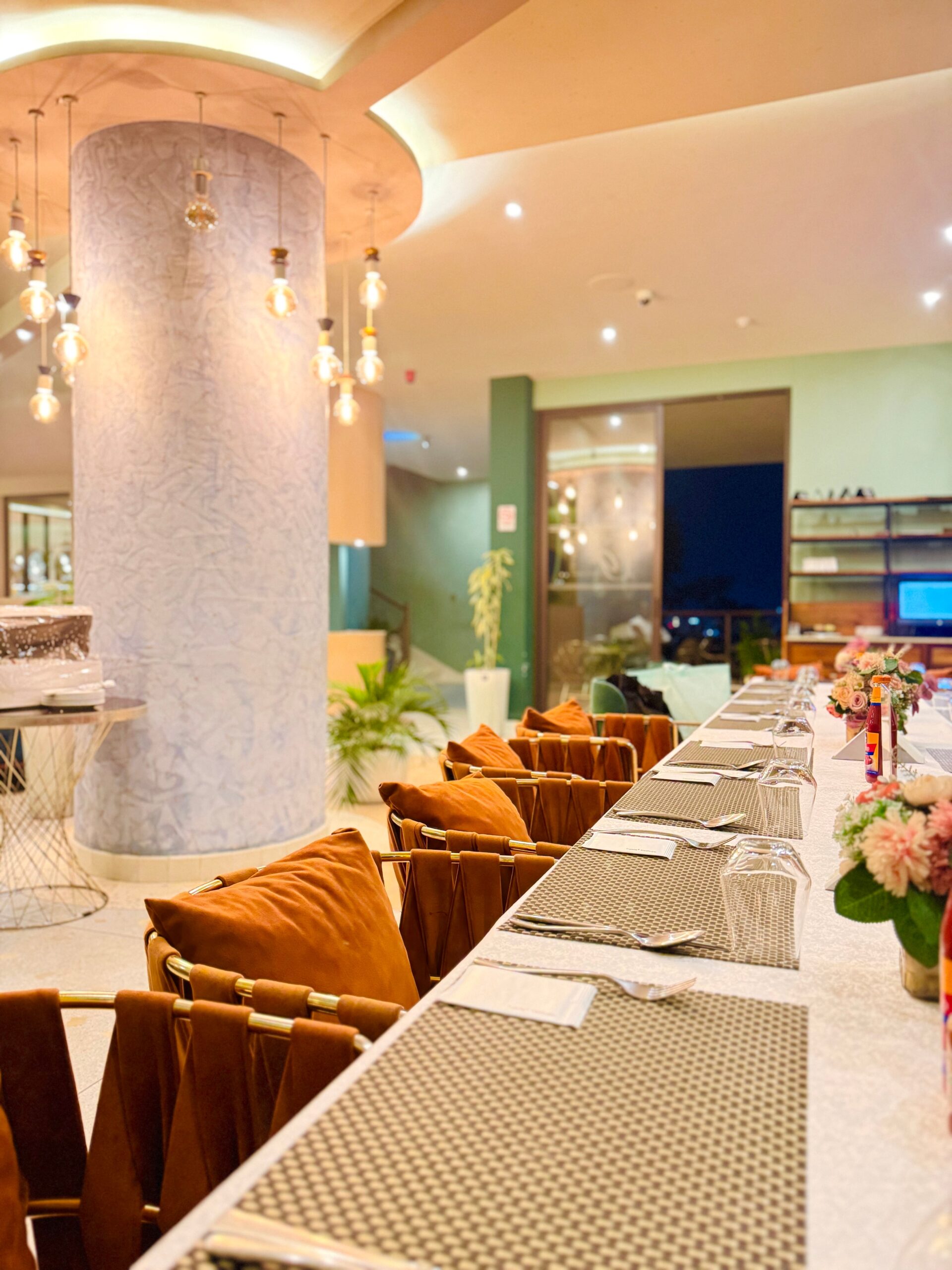 Solo female dining Kampala foreign traveler safety – restaurant with a view in Kampala