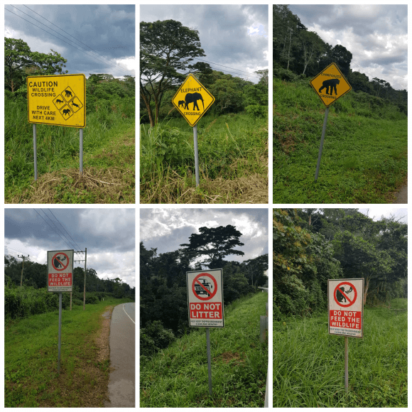 Uganda safari road conditions Google Maps accuracy – park entrance sign with road conditions