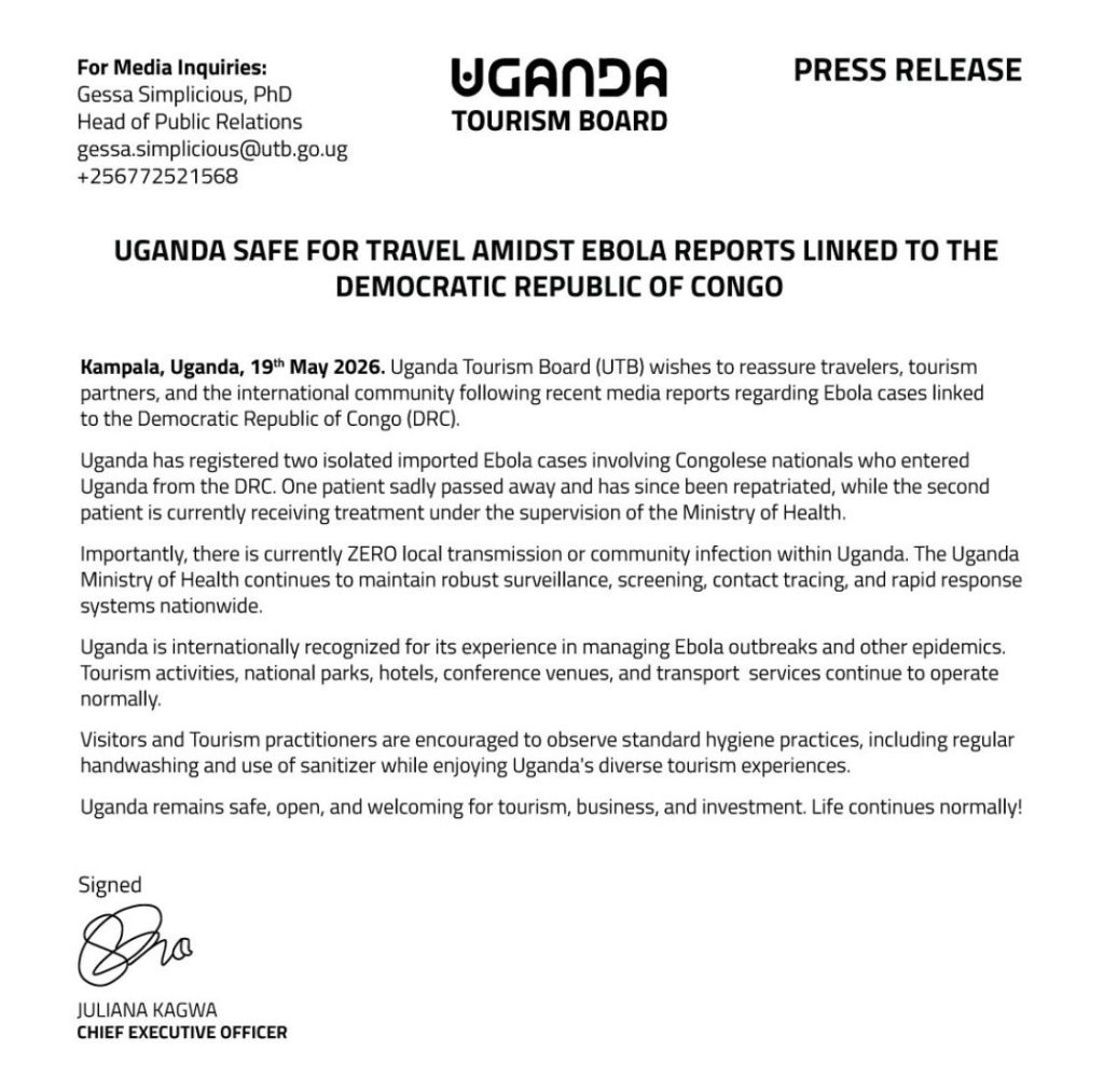 Uganda safari virus outbreak safety protocol – rangers with protective equipment in national park