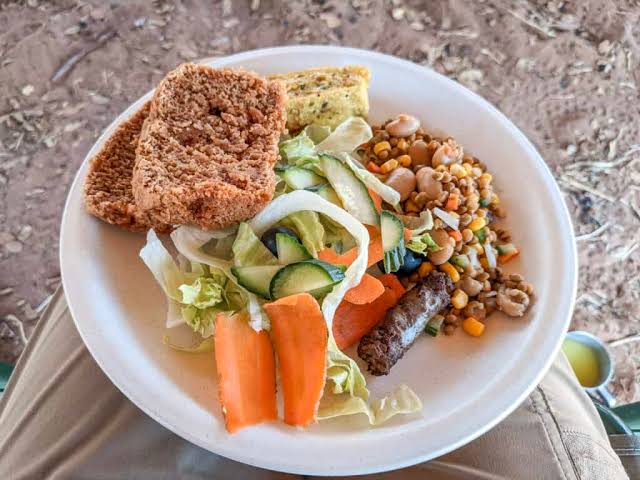 Vegan gluten free options Uganda safari lodges – plant-based meal at a Uganda safari lodge