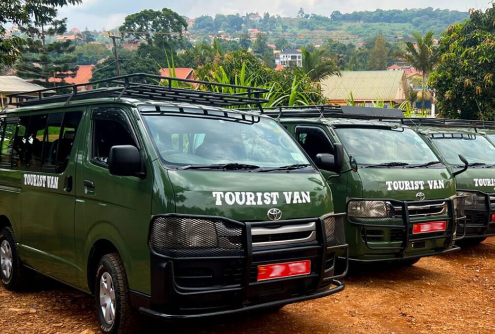A shared 4x4 safari vehicle on affordable Uganda safari tours, offering budget-friendly wildlife viewing