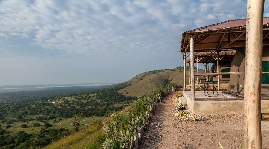 A budget lodge near Lake Mburo, offering affordable accommodation