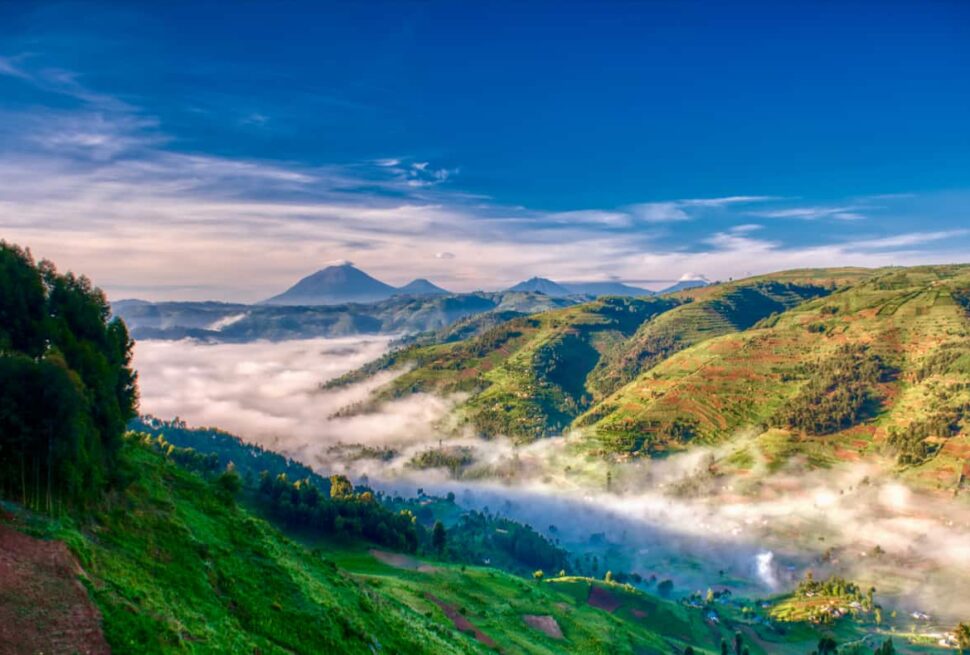 A budget traveler exploring Uganda, showing how to travel Uganda on a budget