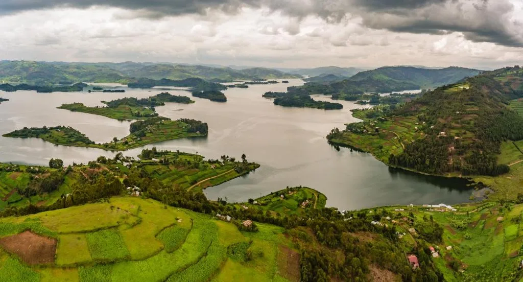 Lake Bunyonyi on a Kenya Tanzania Uganda luxury safari