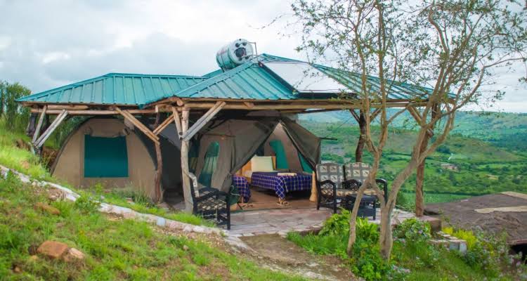 A budget lodge in Uganda, offering affordable accommodation for safari travelers