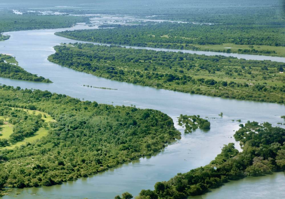 The Zambezi River on a Victoria Falls Uganda gorilla safari