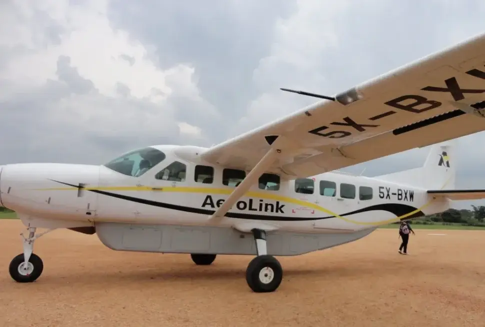 Kihihi Airstrip in south-western Uganda, arrival point for Buhoma and Ruhija sectors of Bwindi